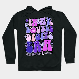 In My Double Digits Era Girls 10th Birthday Hoodie